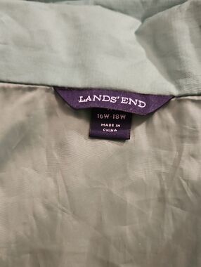 Lands' End Lightweight Jacket in Sage
